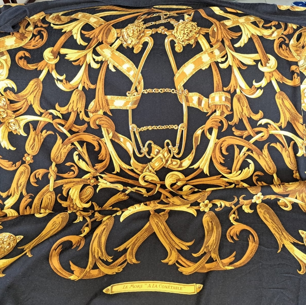 Hermes Cashmere and Silk Pashmina